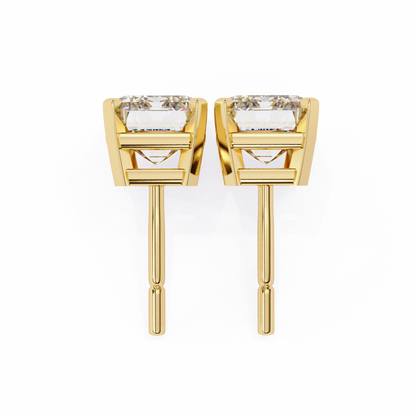Minimalist Luxury – 2.39 Carat Emerald Lab Diamond Studs