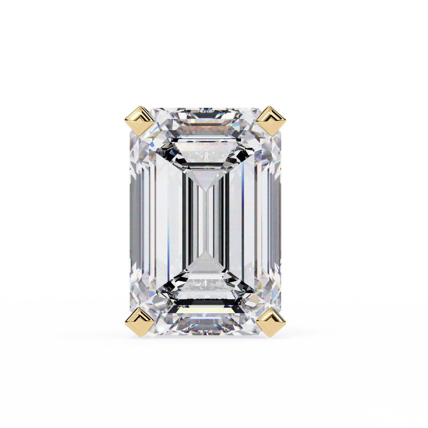 Minimalist Luxury – 2.39 Carat Emerald Lab Diamond Studs
