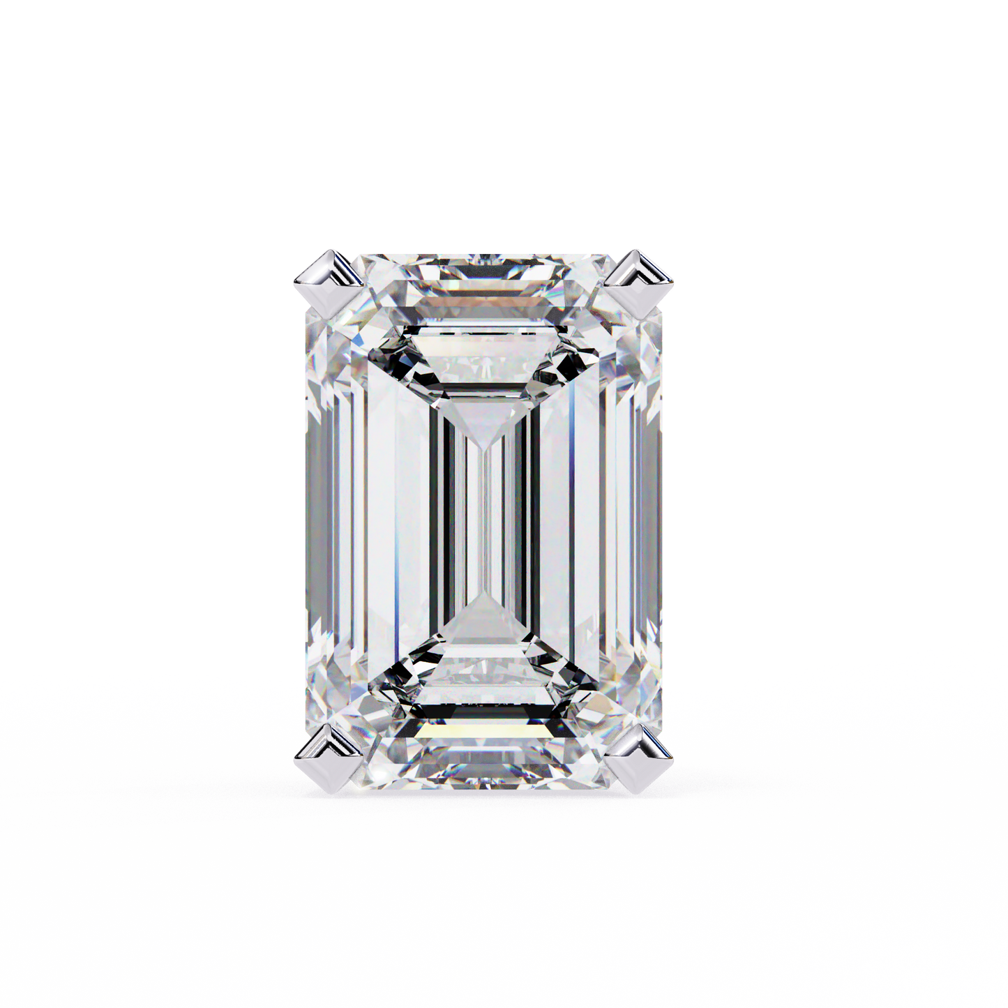 Minimalist Luxury – 2.39 Carat Emerald Lab Diamond Studs