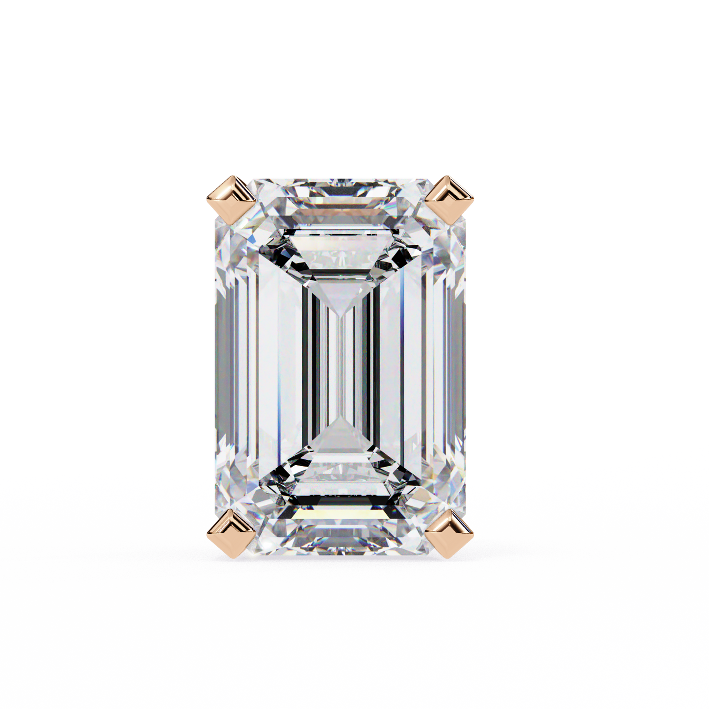 Minimalist Luxury – 2.39 Carat Emerald Lab Diamond Studs