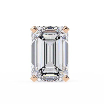 Minimalist Luxury – 2.39 Carat Emerald Lab Diamond Studs