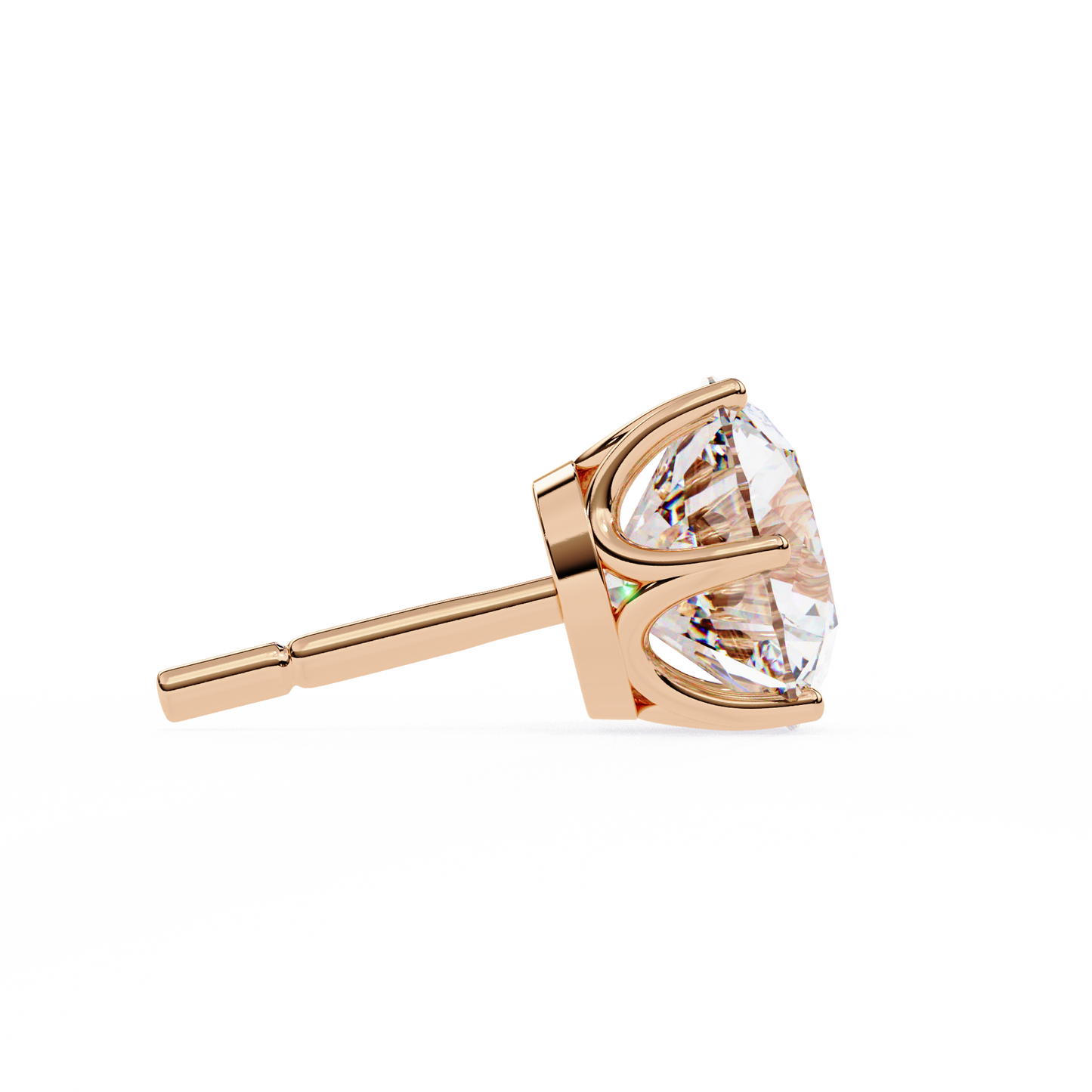 BRILLIANT: 2.57 ct Round Lab Diamond Studs – Ethical, Timeless Design