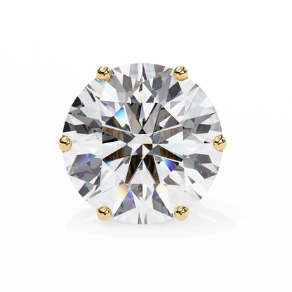 BRILLIANT: 2.57 ct Round Lab Diamond Studs – Ethical, Timeless Design