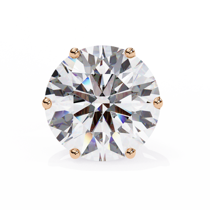 BRILLIANT: 2.57 ct Round Lab Diamond Studs – Ethical, Timeless Design