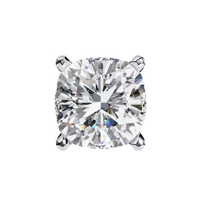 Dazzling Cushion Cut Lab Diamond Studs-2.33 CT