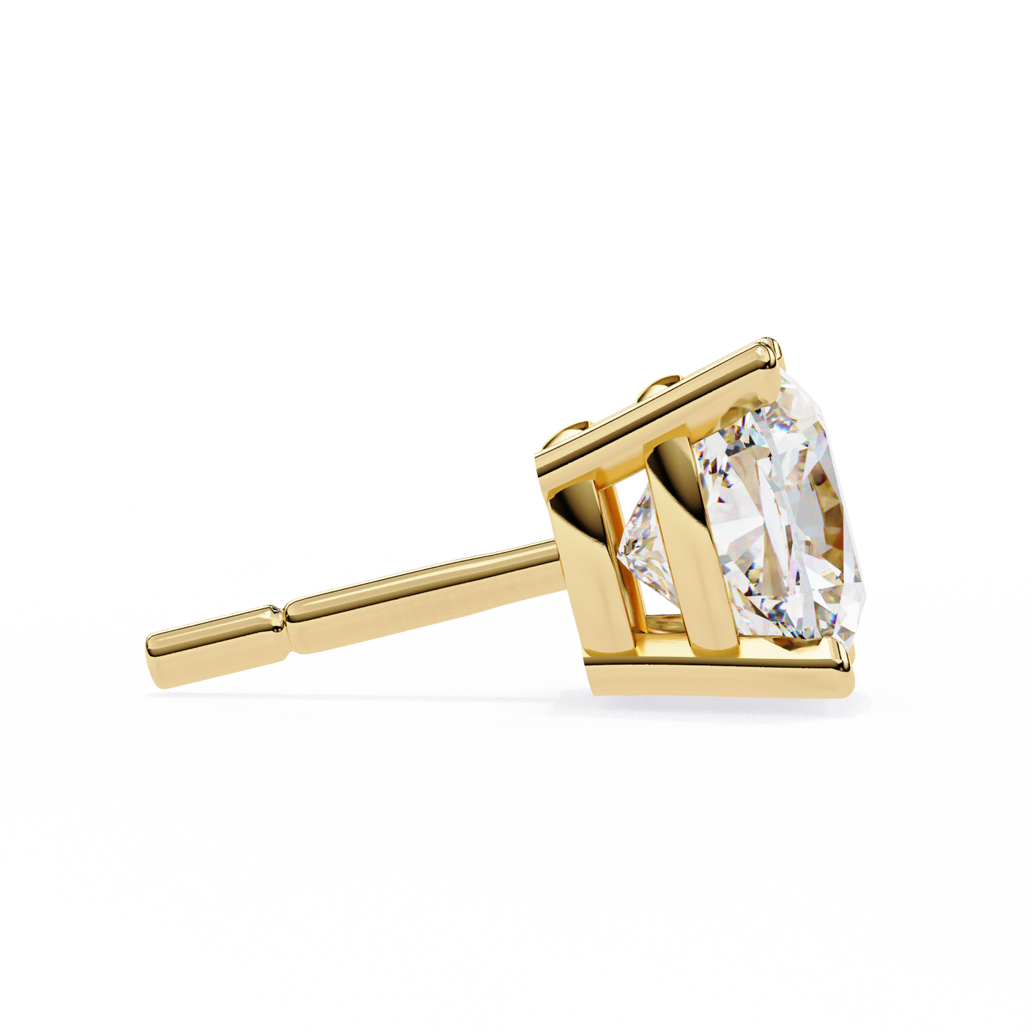 Dazzling Cushion Cut Lab Diamond Studs-2.33 CT