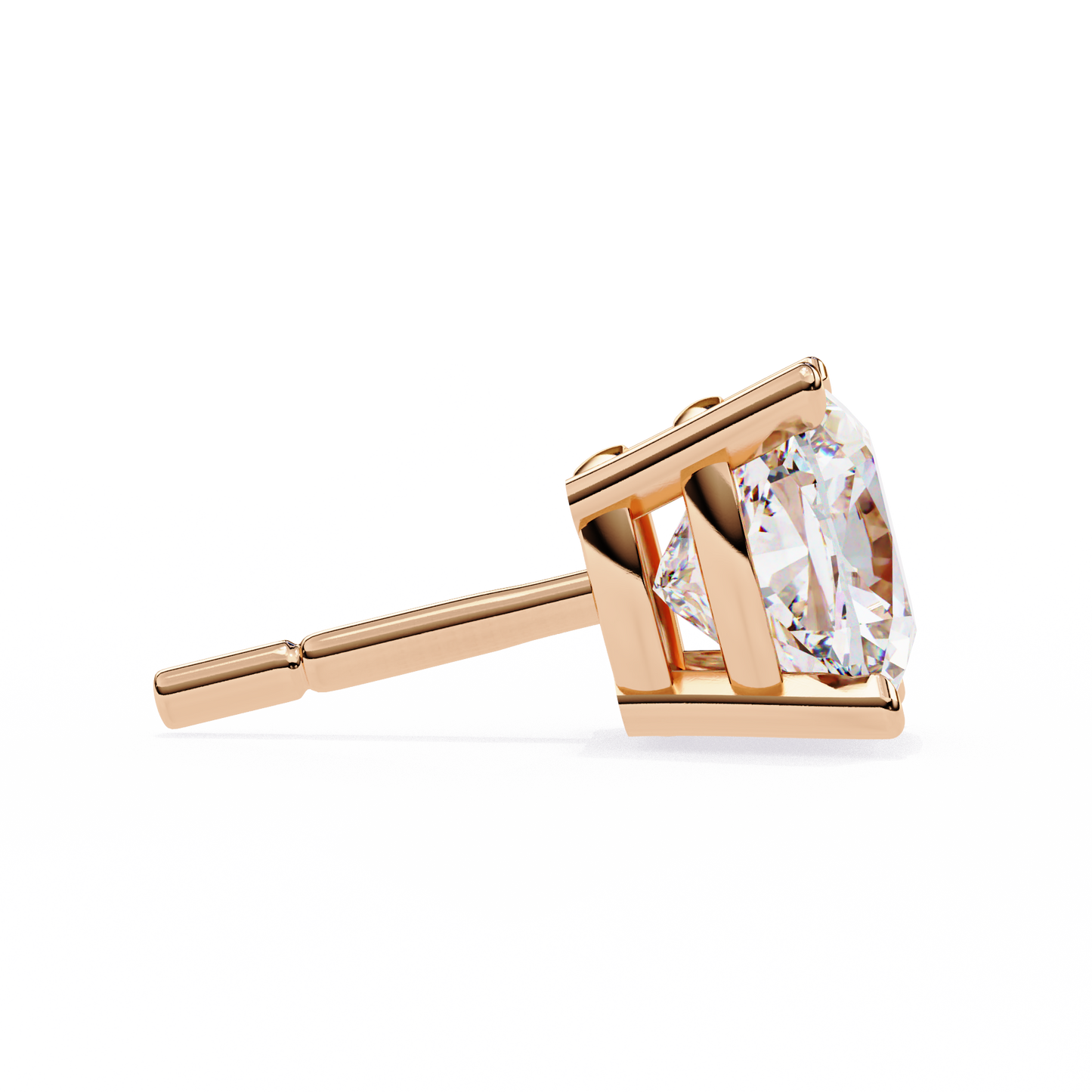 Dazzling Cushion Cut Lab Diamond Studs-2.33 CT
