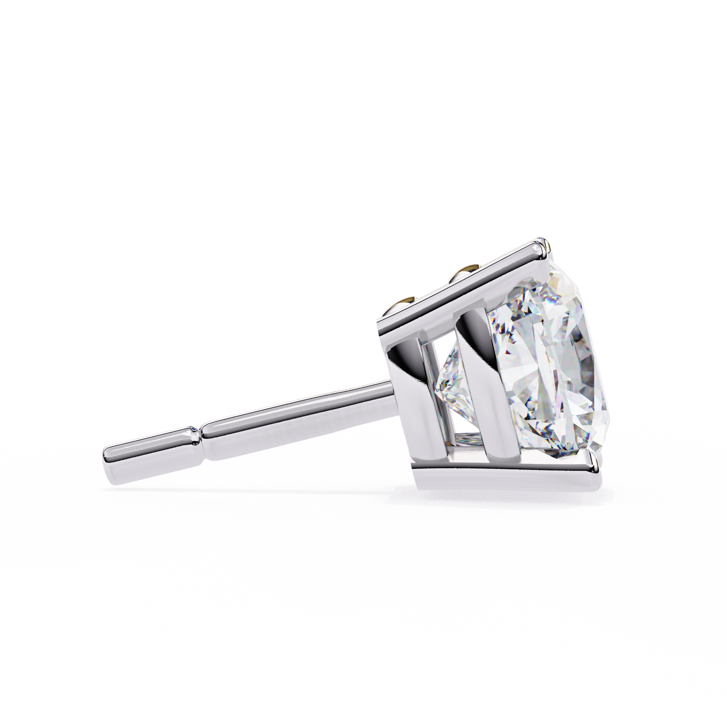 Dazzling Cushion Cut Lab Diamond Studs-2.33 CT