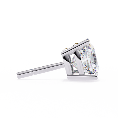 Dazzling Cushion Cut Lab Diamond Studs-2.33 CT