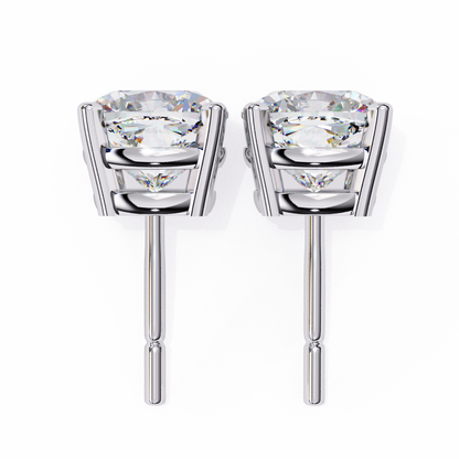 Dazzling Cushion Cut Lab Diamond Studs-2.33 CT