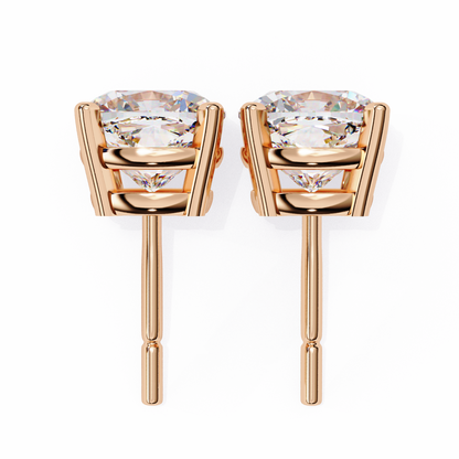 Dazzling Cushion Cut Lab Diamond Studs-2.33 CT