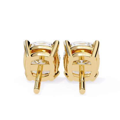 Dazzling Cushion Cut Lab Diamond Studs-2.33 CT