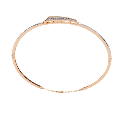 0.55ct Art Deco Lab Grown Diamond Arrow Bracelet