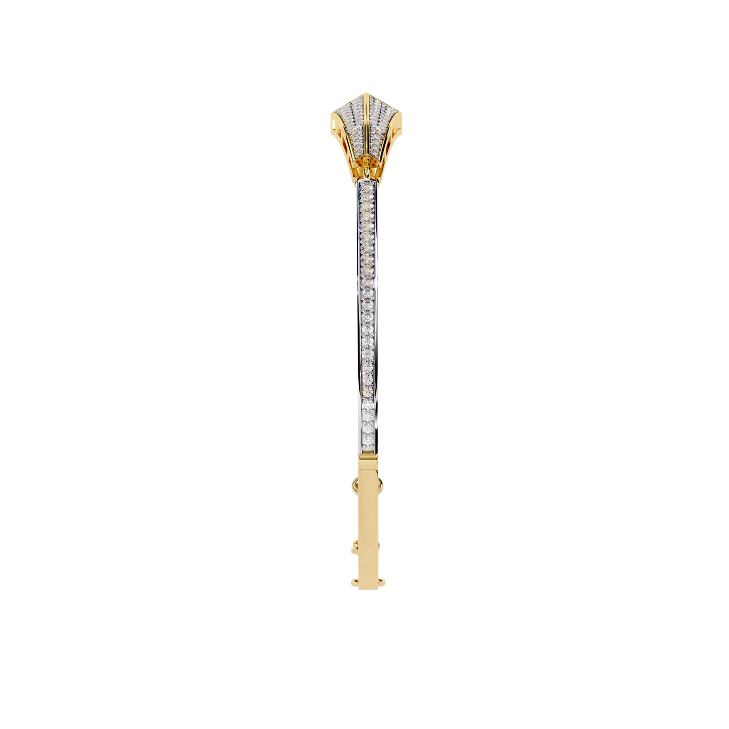0.55ct Art Deco Lab Grown Diamond Arrow Bracelet