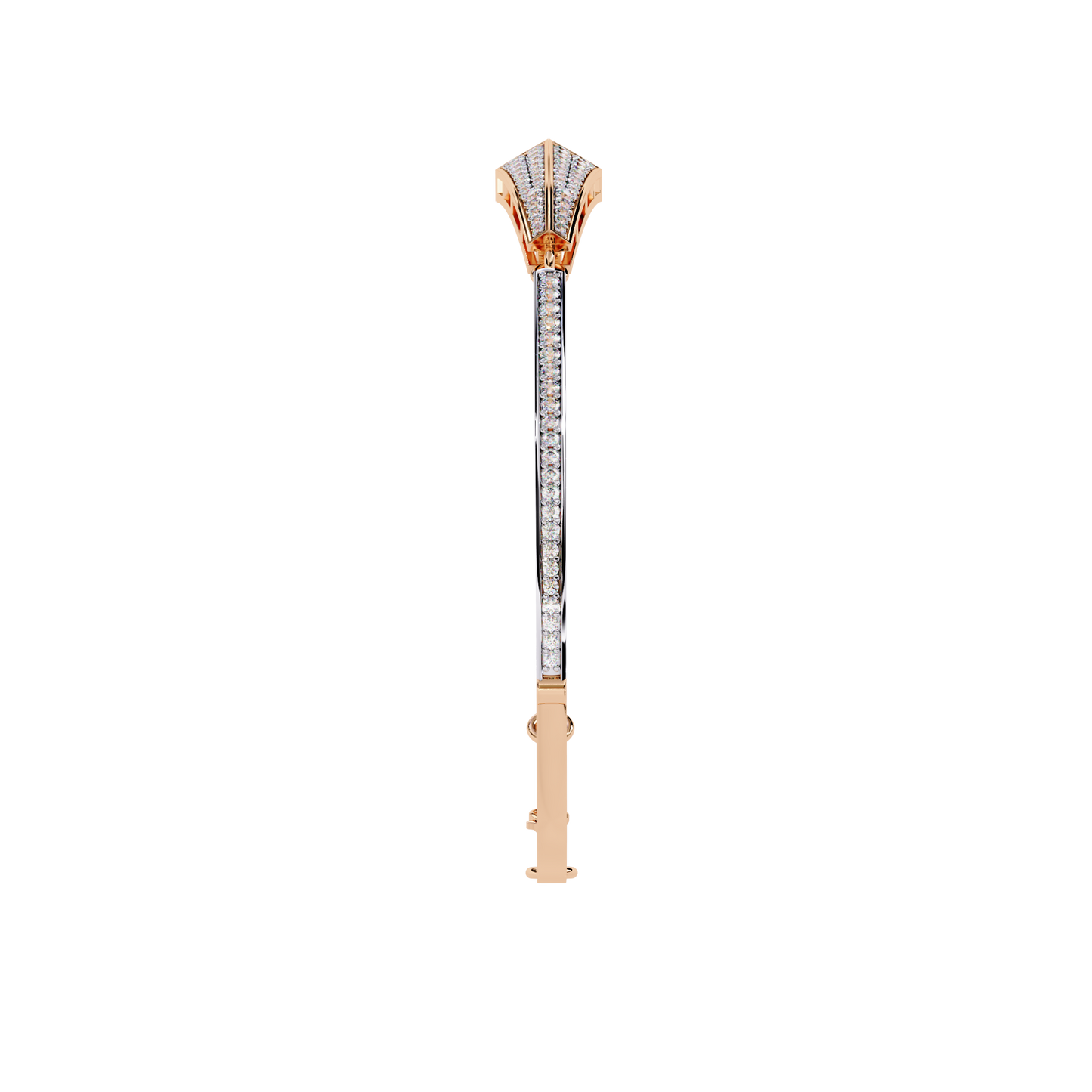 0.55ct Art Deco Lab Grown Diamond Arrow Bracelet