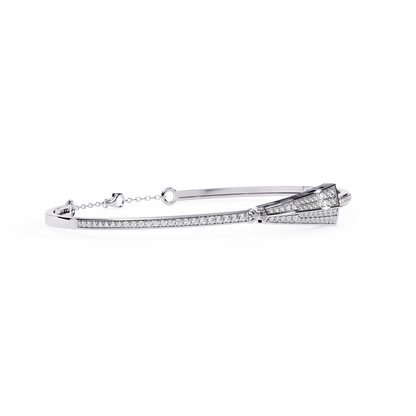 0.55ct Art Deco Lab Grown Diamond Arrow Bracelet