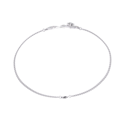Sleek Modern Line lab Grown diamond Bracelet 0.54 Ct