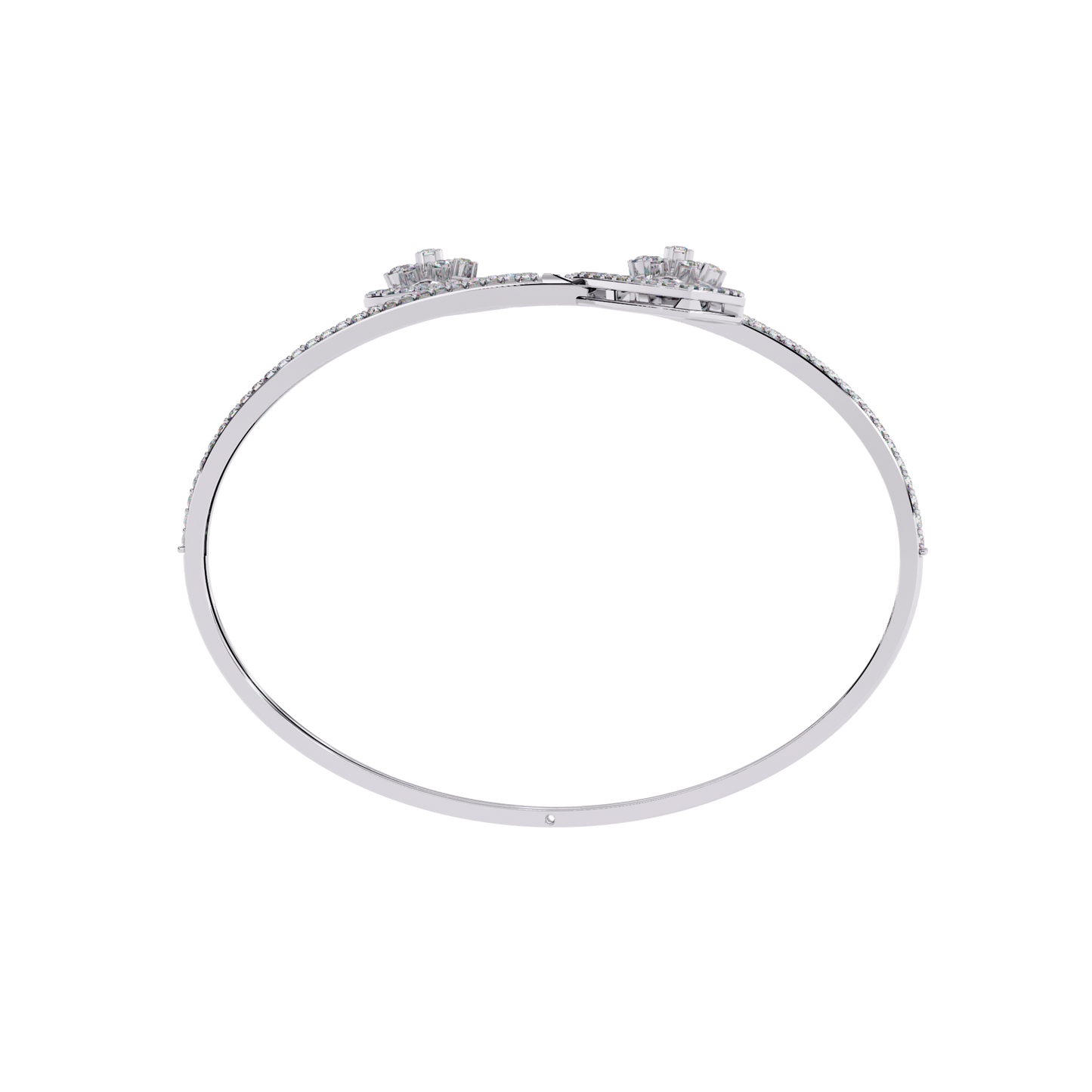 1.35 Ct Contemporary Line  Lab grown Diamond Bracelet