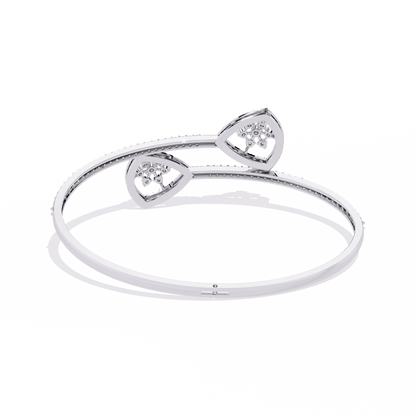 1.35 Ct Contemporary Line  Lab grown Diamond Bracelet