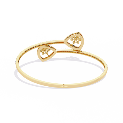 1.35 Ct Contemporary Line  Lab grown Diamond Bracelet