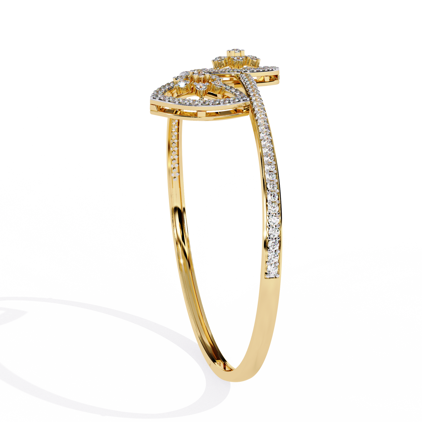 1.35 Ct Contemporary Line  Lab grown Diamond Bracelet