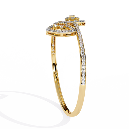1.35 Ct Contemporary Line  Lab grown Diamond Bracelet