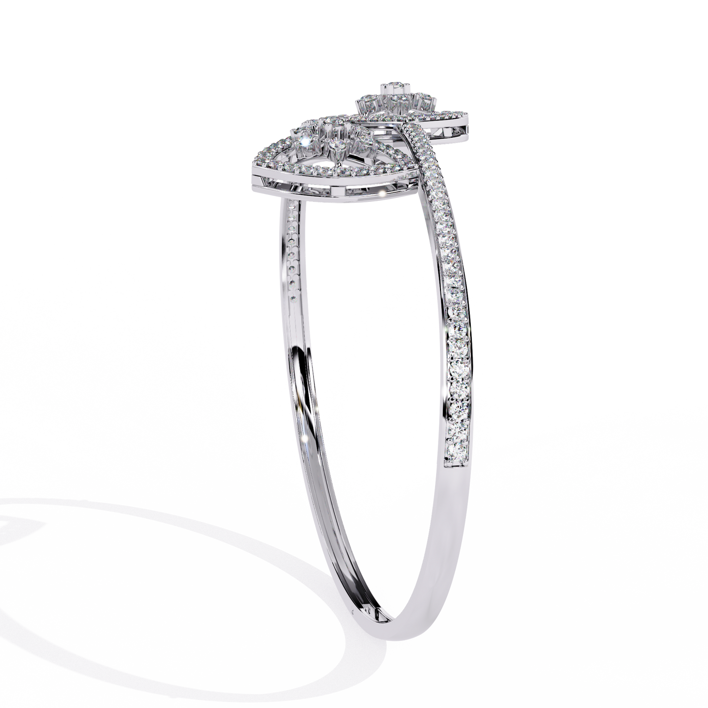 1.35 Ct Contemporary Line  Lab grown Diamond Bracelet