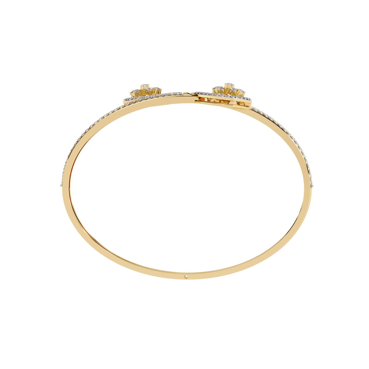 1.35 Ct Contemporary Line  Lab grown Diamond Bracelet