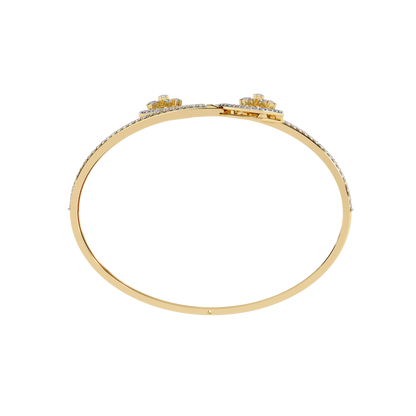 1.35 Ct Contemporary Line  Lab grown Diamond Bracelet