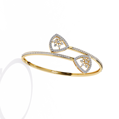 1.35 Ct Contemporary Line  Lab grown Diamond Bracelet
