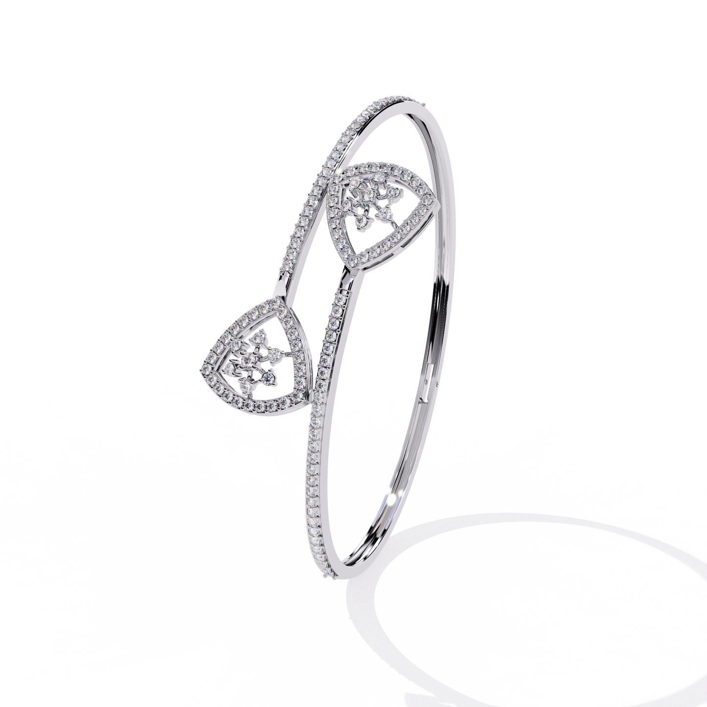 1.35 Ct Contemporary Line  Lab grown Diamond Bracelet