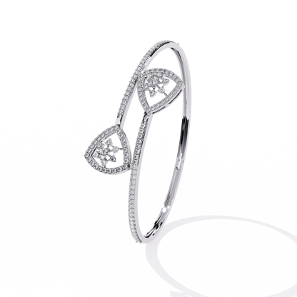 1.35 Ct Contemporary Line  Lab grown Diamond Bracelet