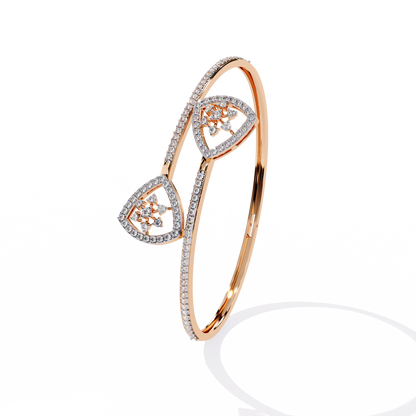 1.35 Ct Contemporary Line  Lab grown Diamond Bracelet
