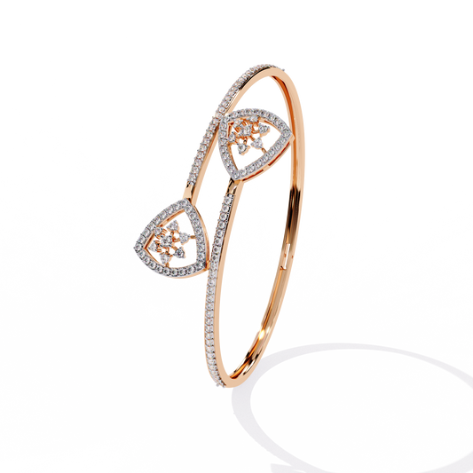 1.35 Ct Contemporary Line  Lab grown Diamond Bracelet