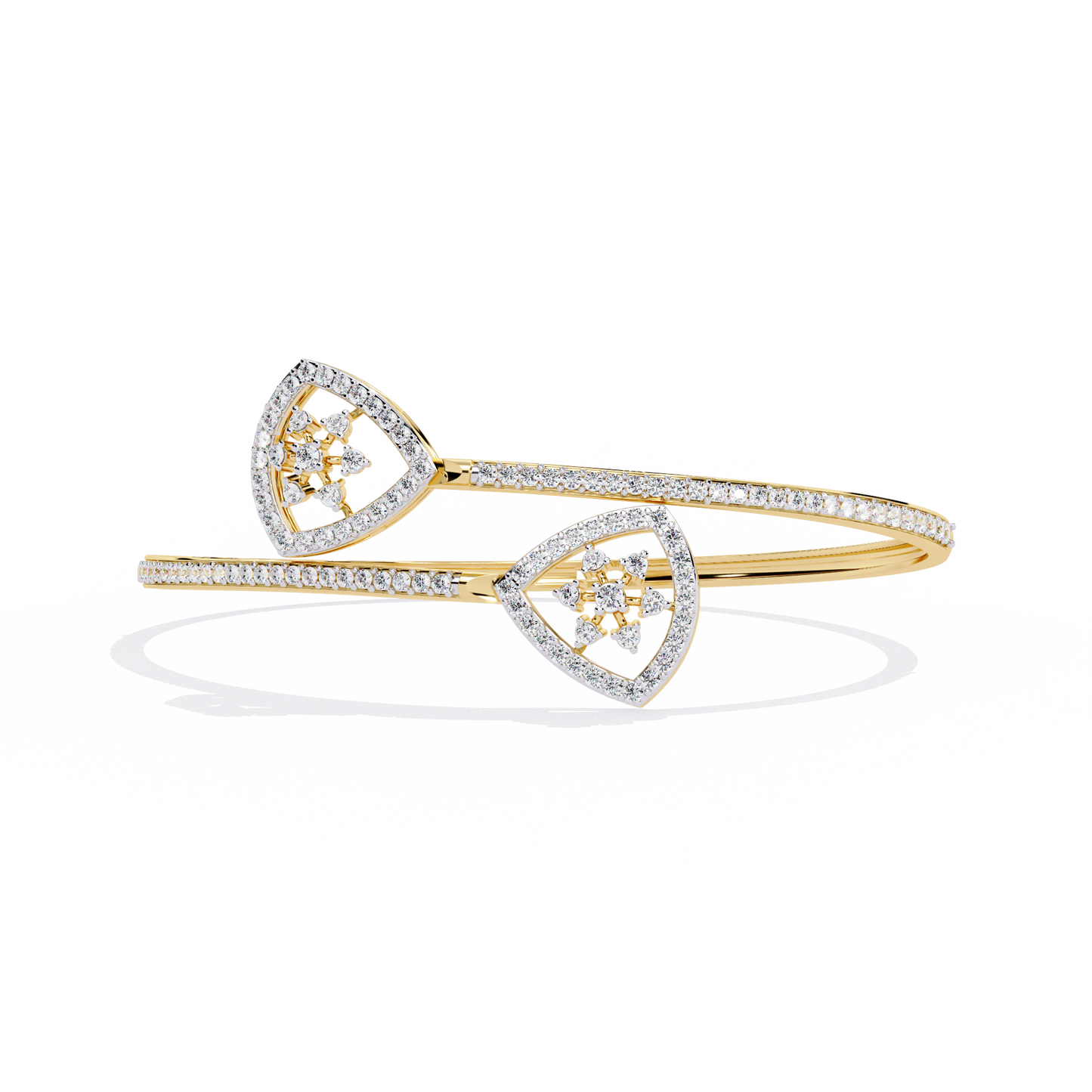 1.35 Ct Contemporary Line  Lab grown Diamond Bracelet