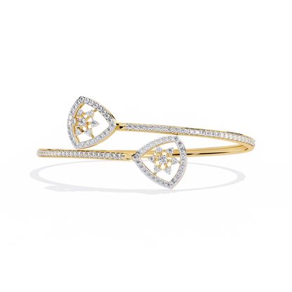 1.35 Ct Contemporary Line  Lab grown Diamond Bracelet