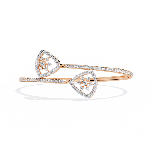 1.35 Ct Contemporary Line  Lab grown Diamond Bracelet