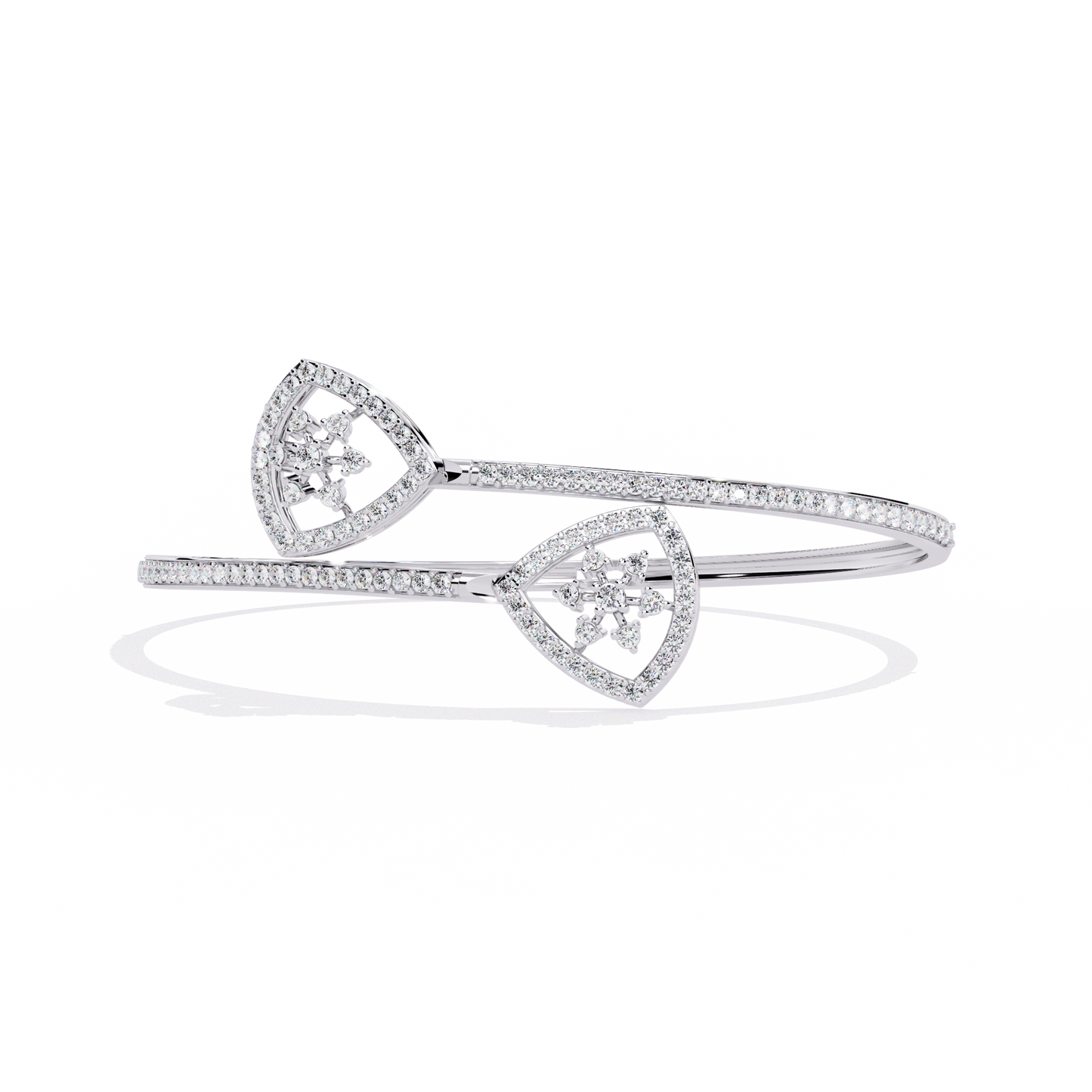 1.35 Ct Contemporary Line  Lab grown Diamond Bracelet
