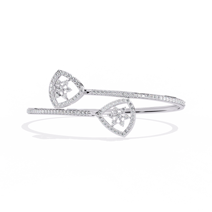 1.35 Ct Contemporary Line  Lab grown Diamond Bracelet