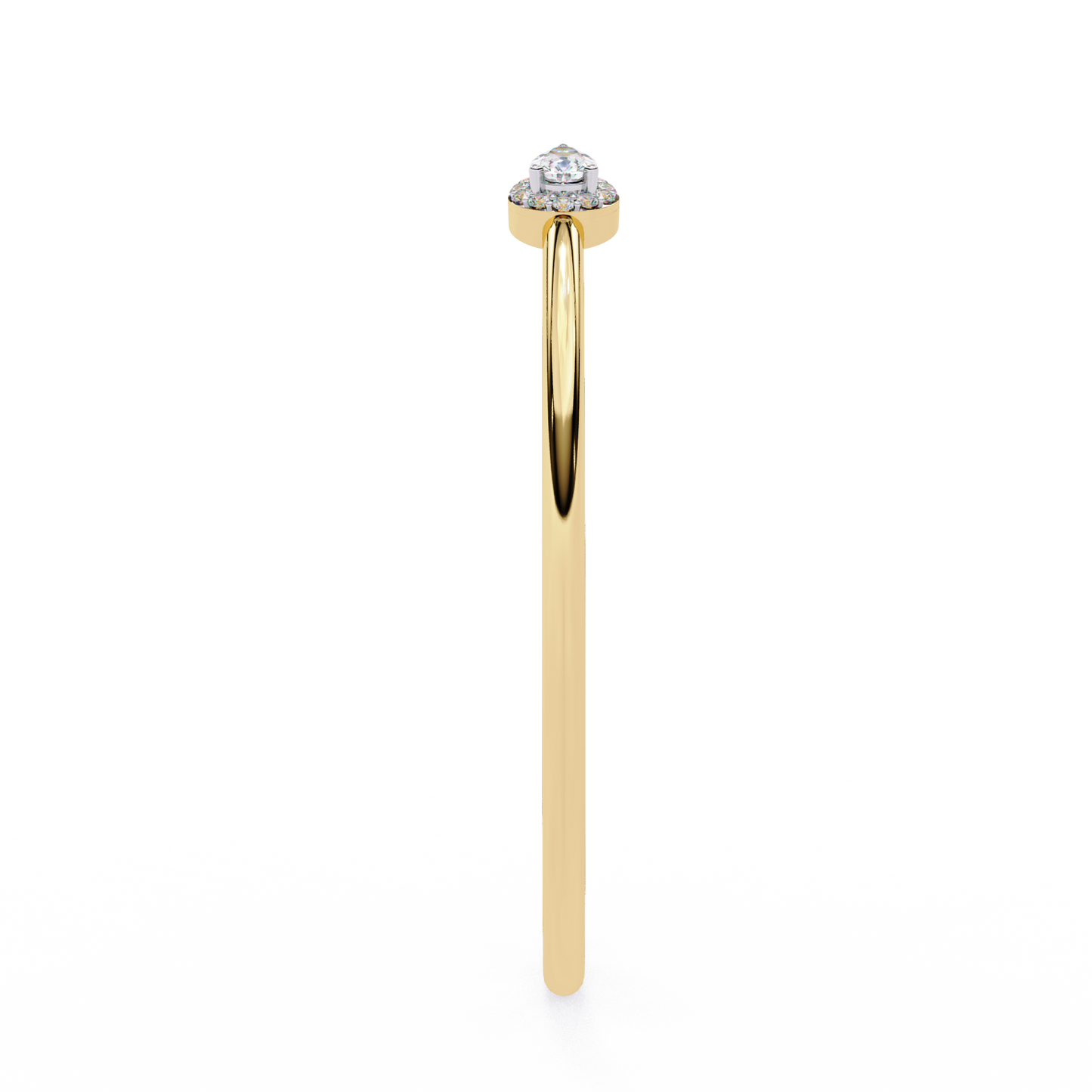 1.2 Ct Pear Duo Lab‑Grown Diamond Open Bracelet – Modern Minimalist Style