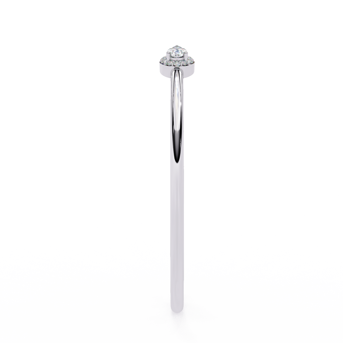 1.2 Ct Pear Duo Lab‑Grown Diamond Open Bracelet – Modern Minimalist Style