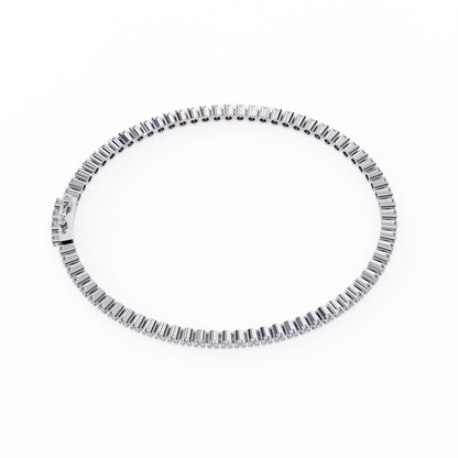 1.13 Ct Round Lab‑Grown Diamond Tennis Bracelet – Sleek Design, Secure Clasp