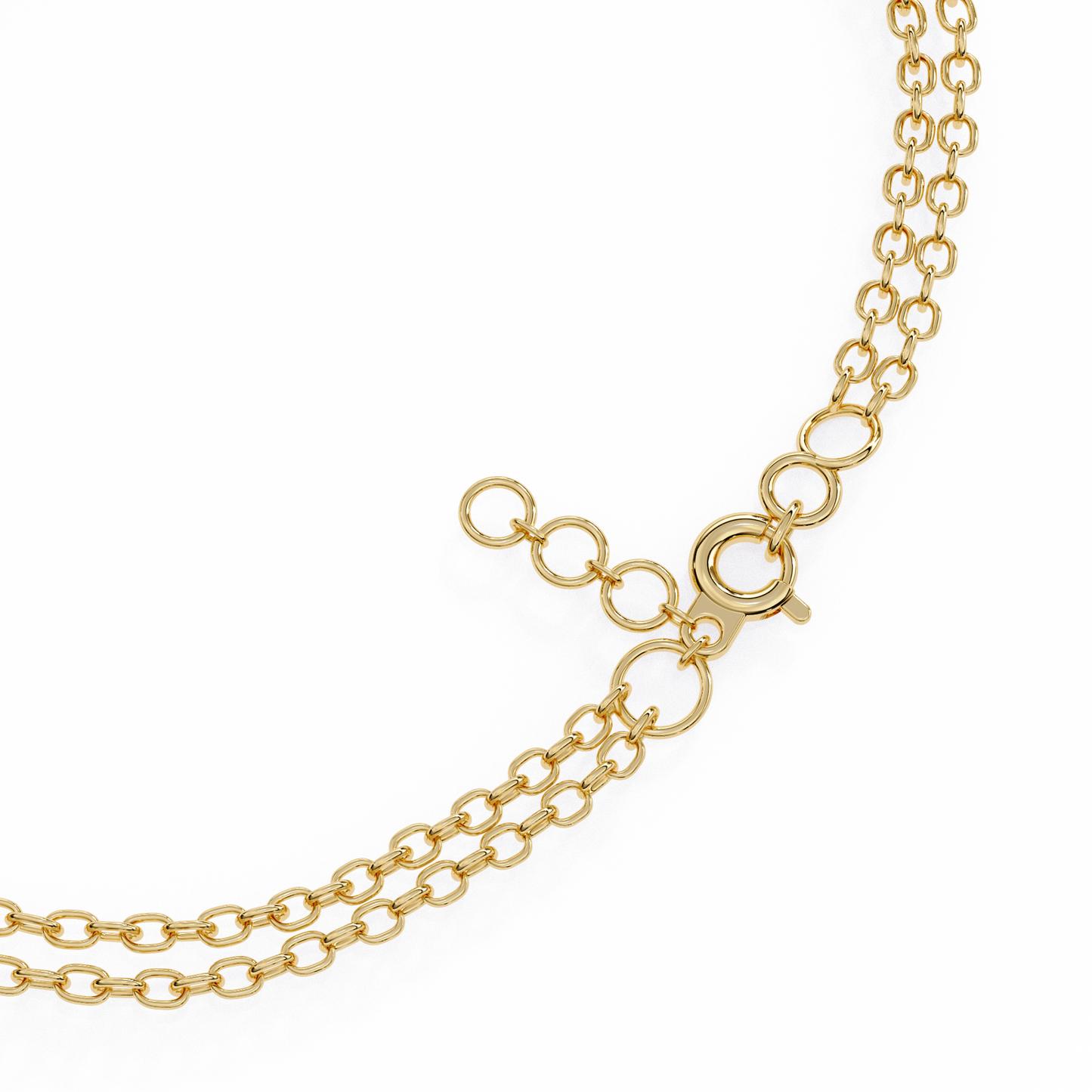 Elegant Chain Link Bracelet – 0.31 Ct Lab-Grown Round Diamonds in 14K/18K Gold