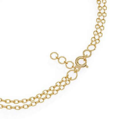 Elegant Chain Link Bracelet – 0.31 Ct Lab-Grown Round Diamonds in 14K/18K Gold
