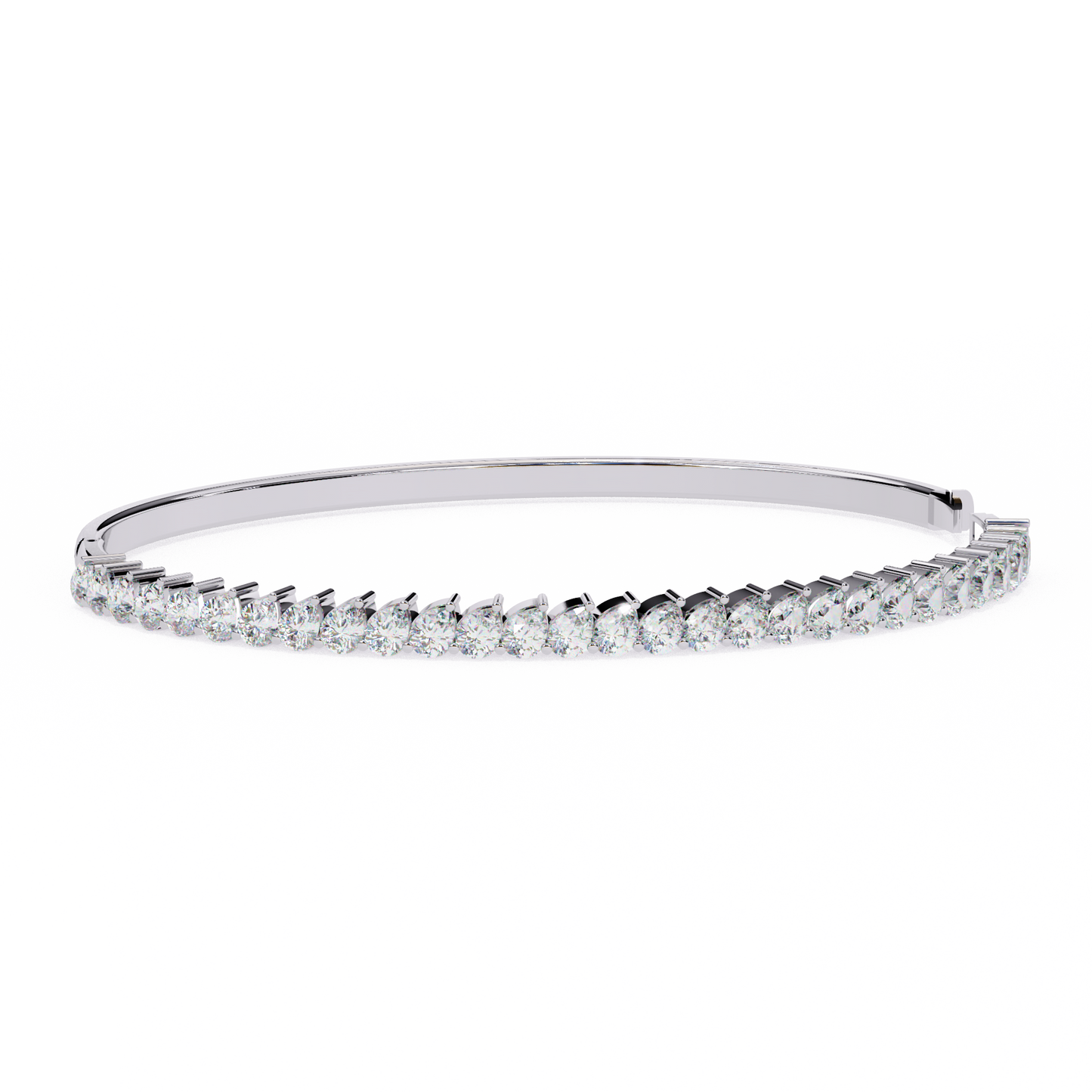 Timeless 4.52 Carat Pear-Shaped Lab Grown Diamond Bracelet