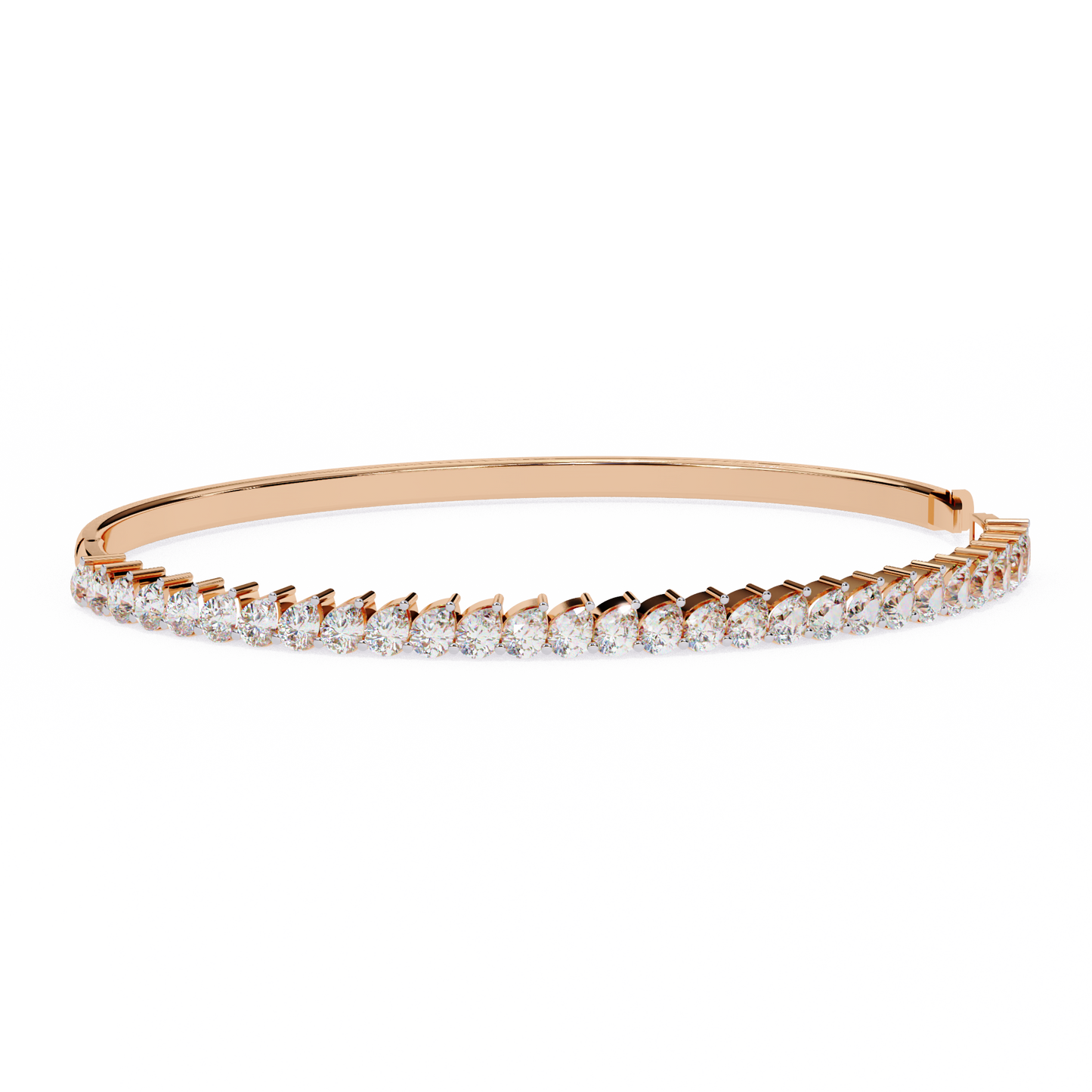 Timeless 4.52 Carat Pear-Shaped Lab Grown Diamond Bracelet