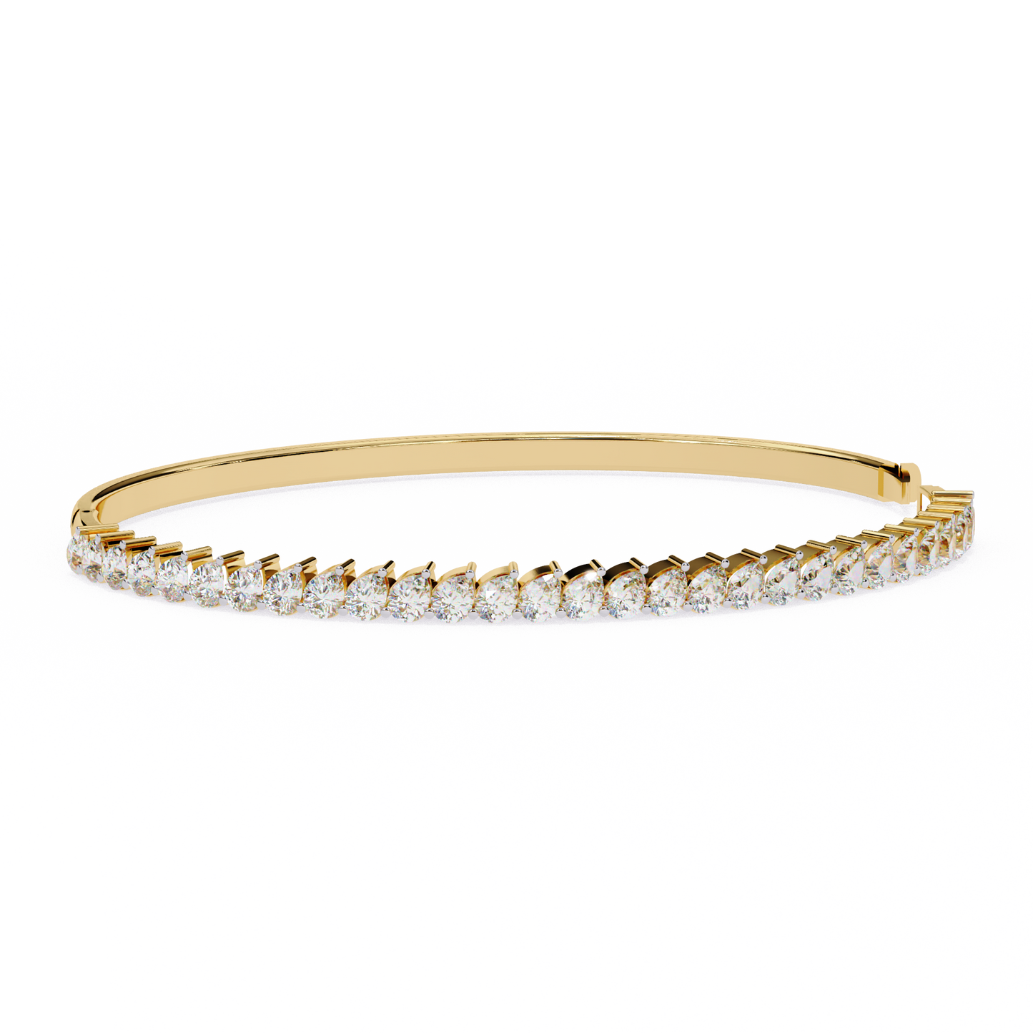 Timeless 4.52 Carat Pear-Shaped Lab Grown Diamond Bracelet