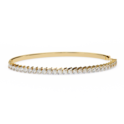 Timeless 4.52 Carat Pear-Shaped Lab Grown Diamond Bracelet