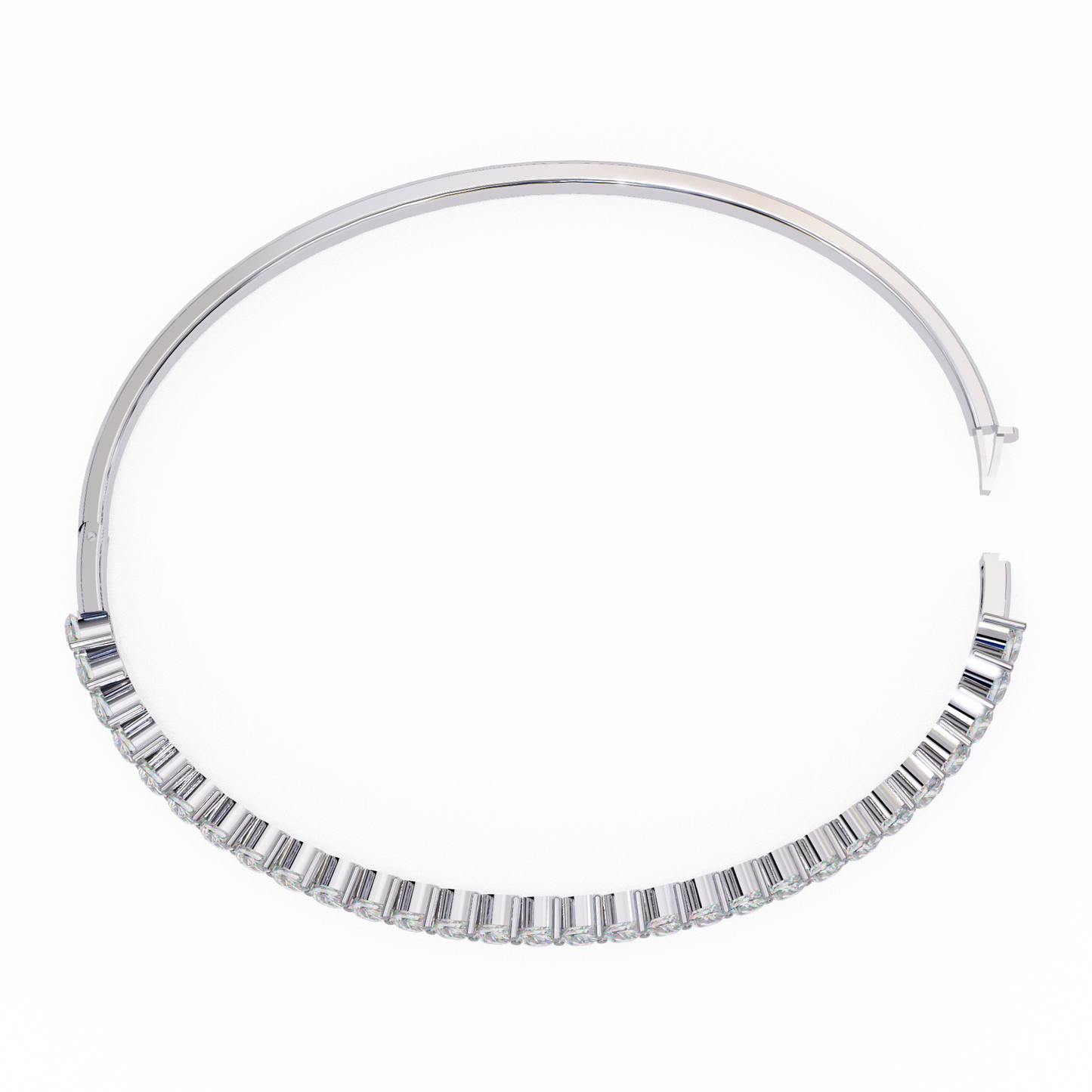 Timeless 4.52 Carat Pear-Shaped Lab Grown Diamond Bracelet