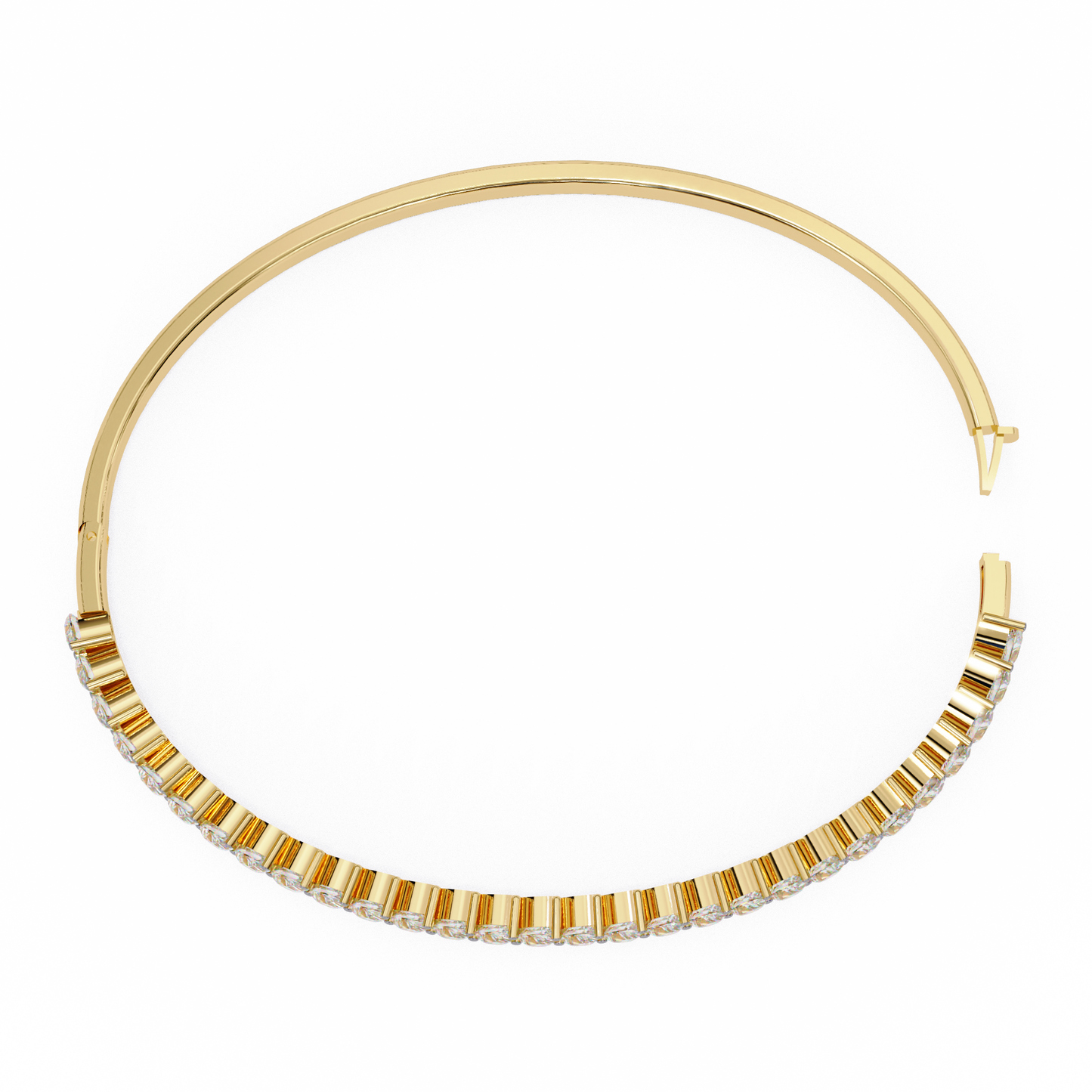 Timeless 4.52 Carat Pear-Shaped Lab Grown Diamond Bracelet